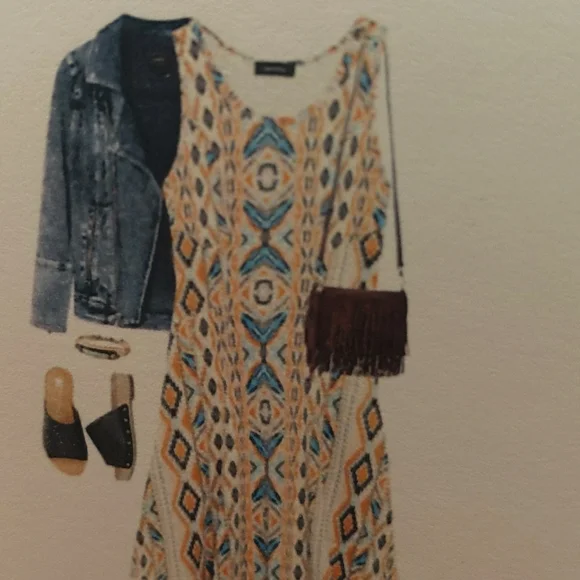 Karen Kane Aztec print dress - Picture 6 of 6